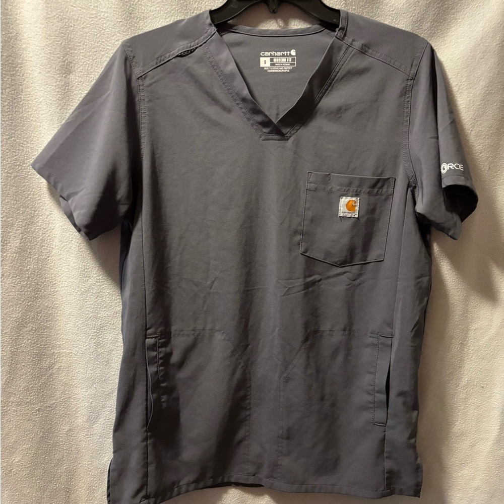 Carhartt Gray Short Sleeve V-Neck Tee